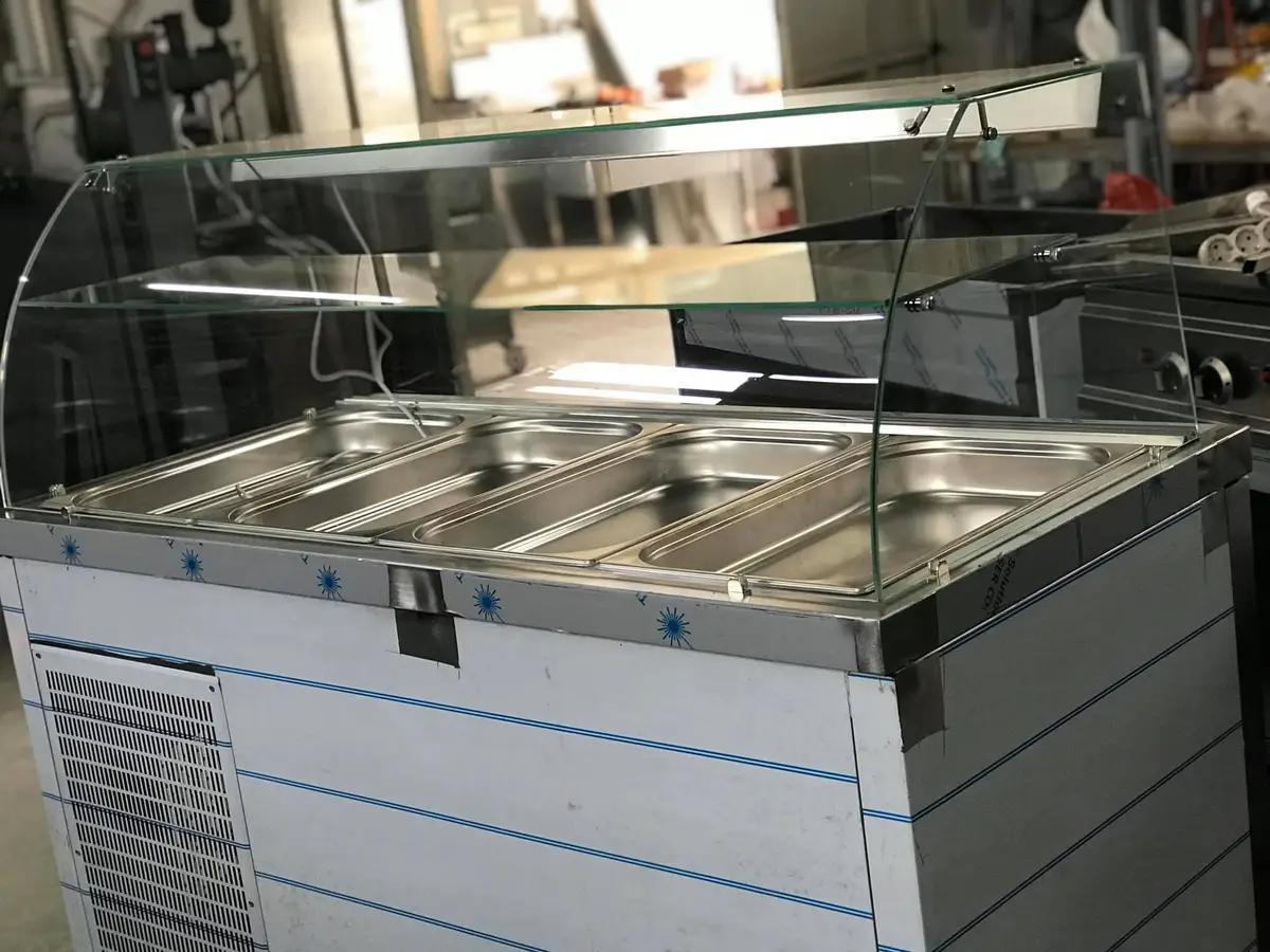 Frigorifer freskues per Fast-Food tavolineinoksi produkteinoksi